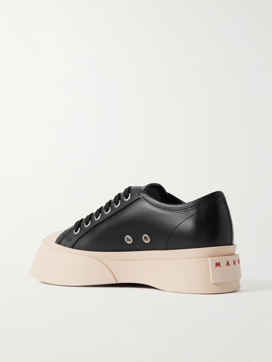 Pablo leather platform sneakers