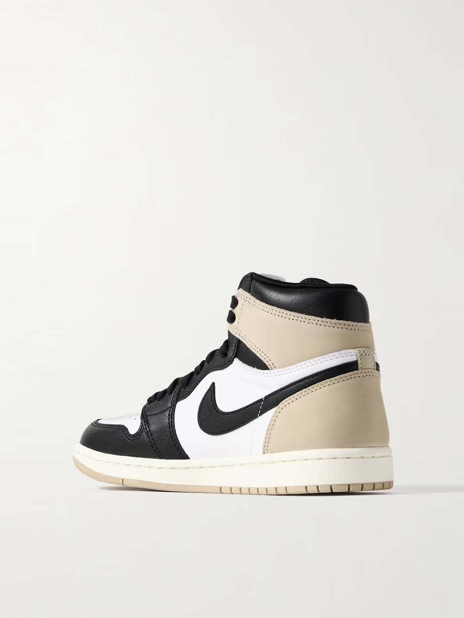 Air Jordan 1 Retro OG leather and nubuck high-top sneakers