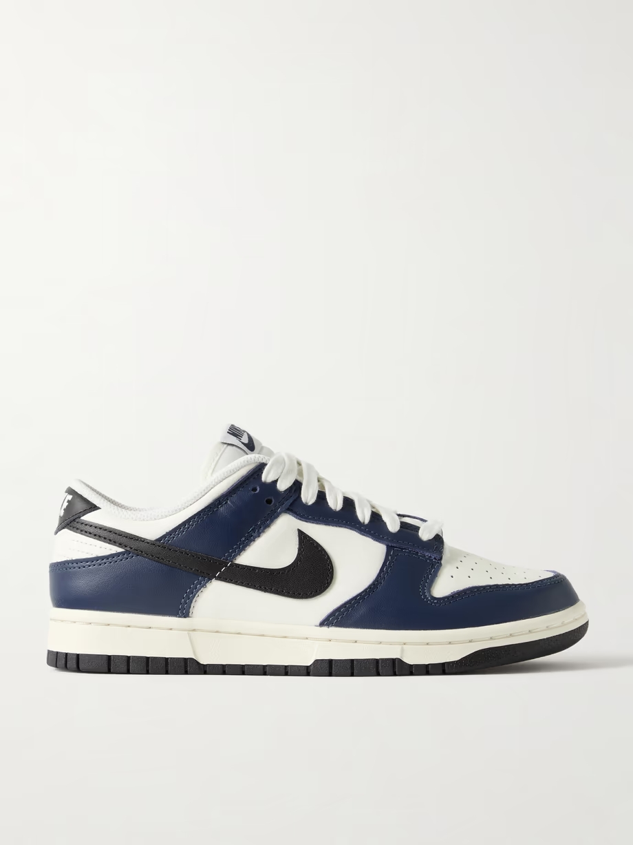 Dunk Low leather sneakers