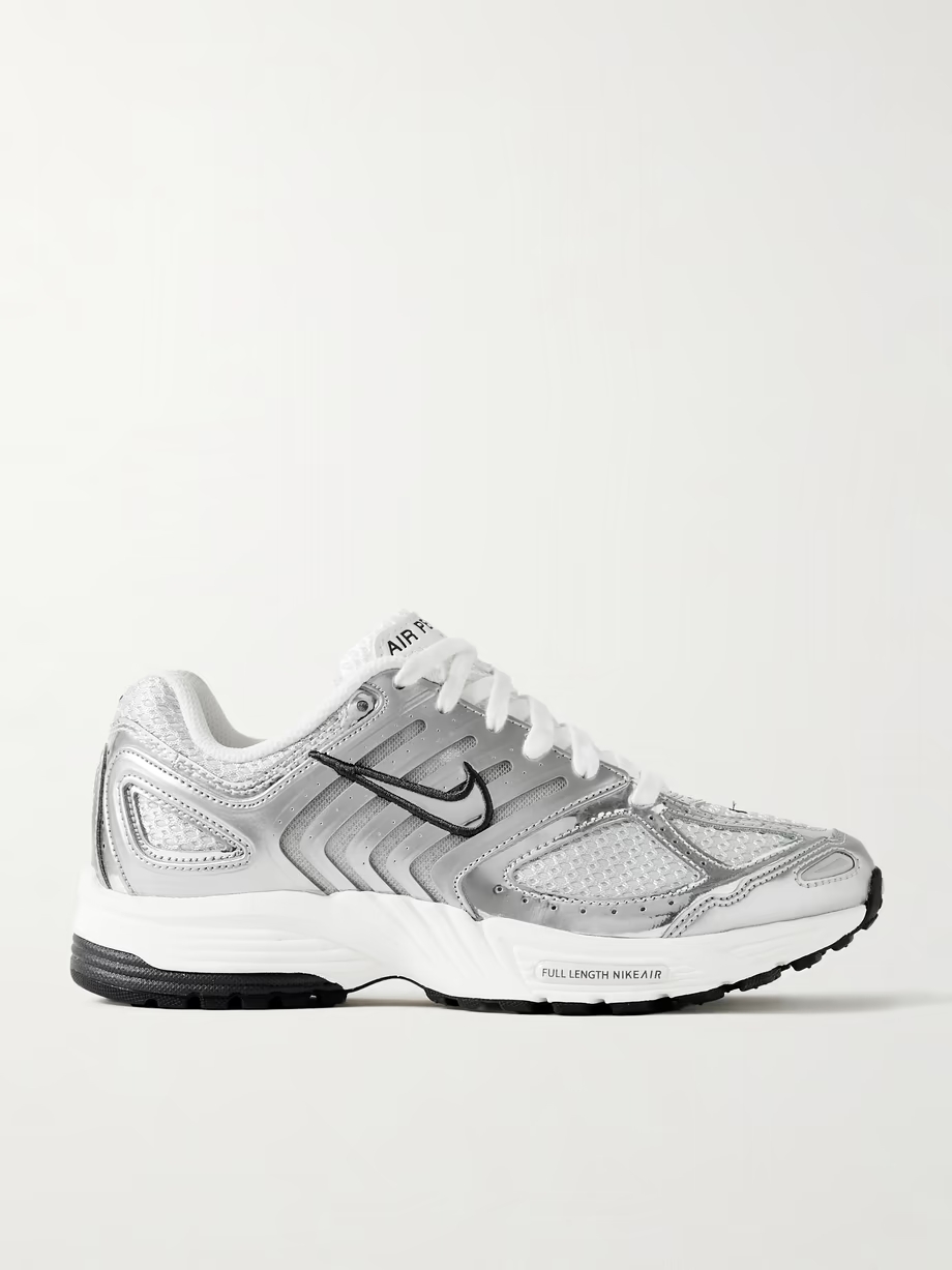 Air Pegasus 2K5 metallic leather and mesh sneakers