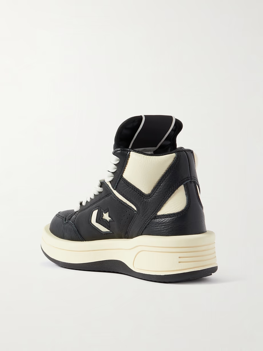 + Converse Turbowpn leather high-top sneakers