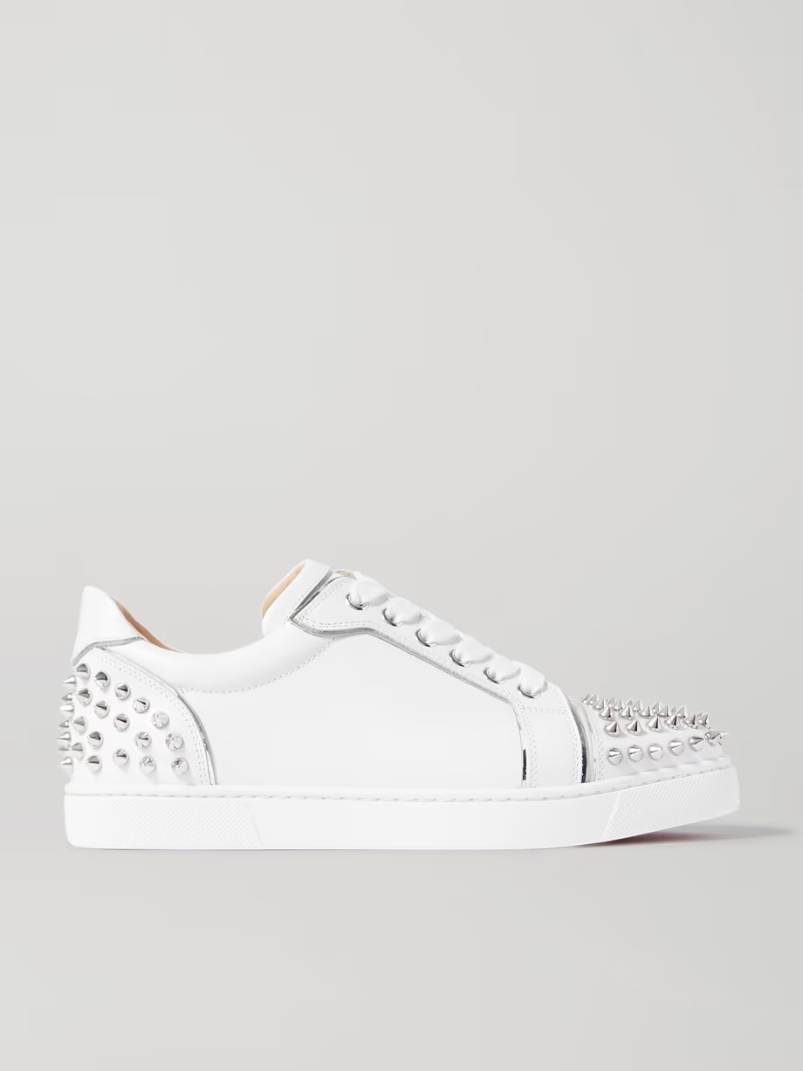 Vieira 2 embellished leather sneakers