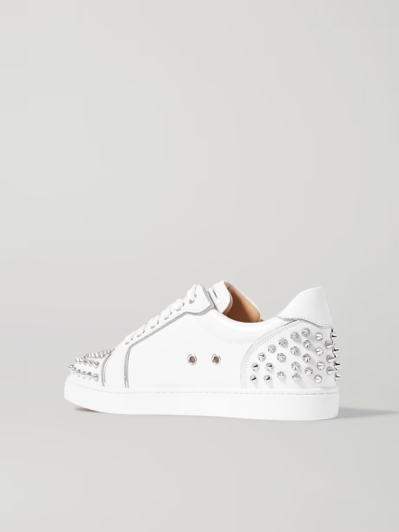 Vieira 2 embellished leather sneakers