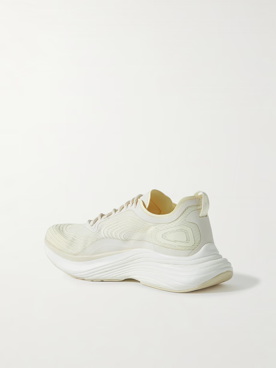 Streamline rubber-trimmed ripstop sneakers