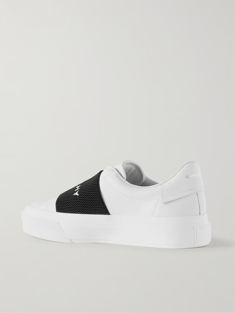 City Court leather slip-on sneakers