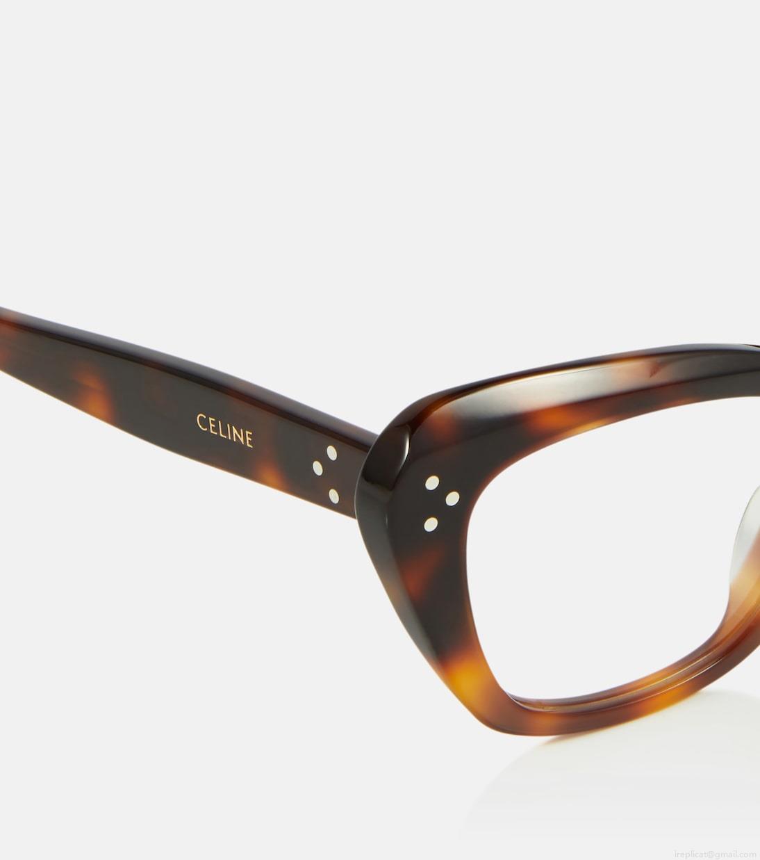 Celine EyewearSquare acetate glasses