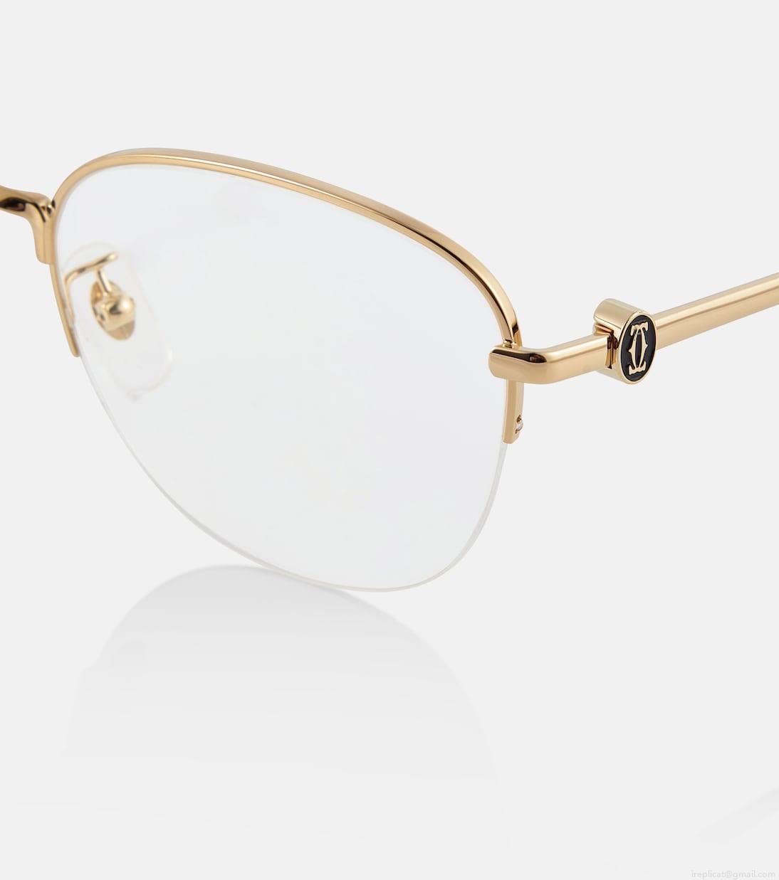 Cartier Eyewear CollectionSignature C de Cartier round glasses