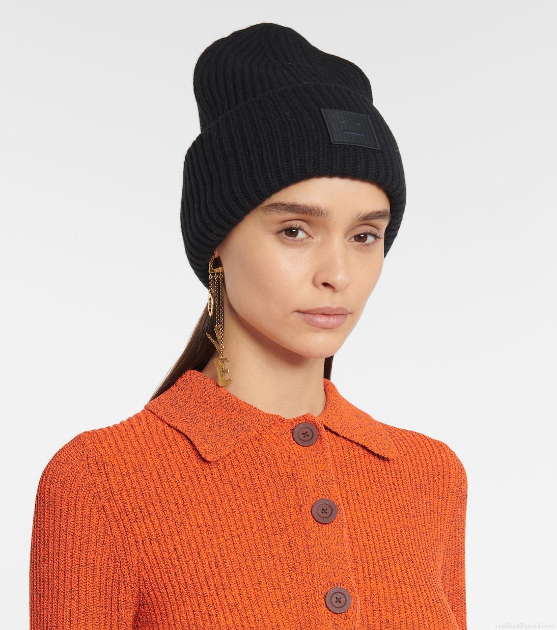 Acne StudiosPansy wool beanie