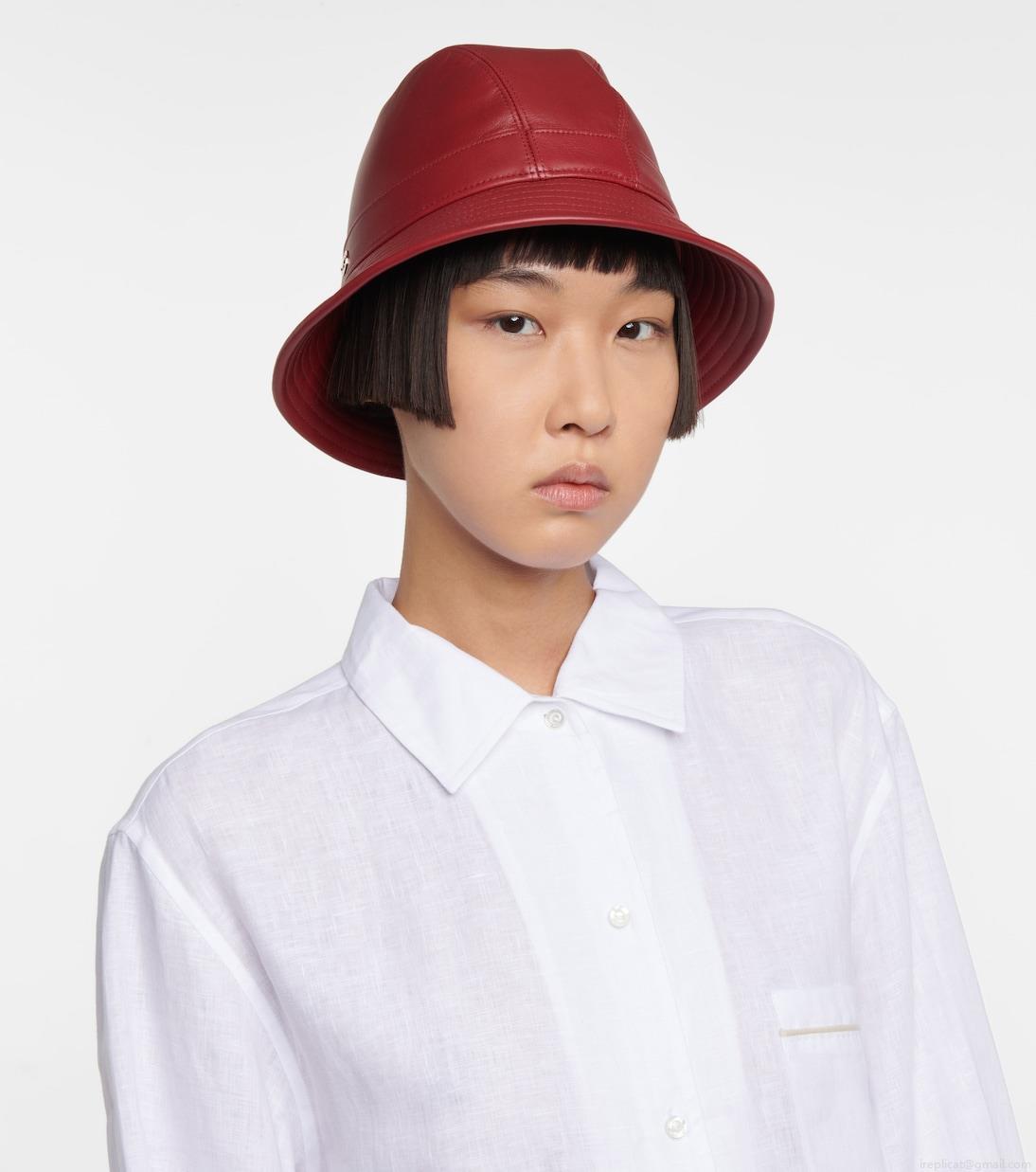 Loro PianaMeryl leather bucket hat