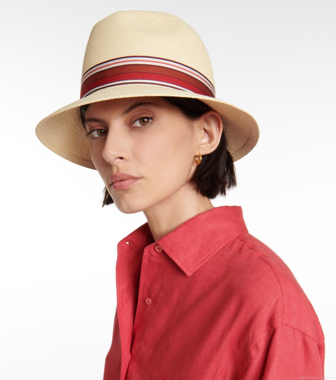 Loro PianaThe Suitcase Stripe Ingrid straw panama hat