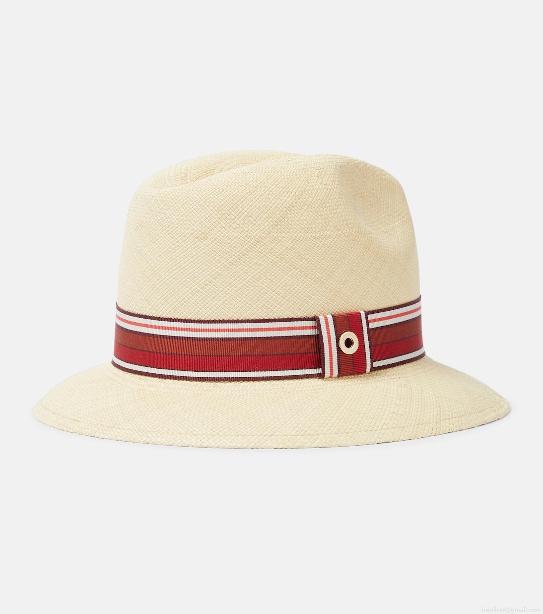 Loro PianaThe Suitcase Stripe Ingrid straw panama hat