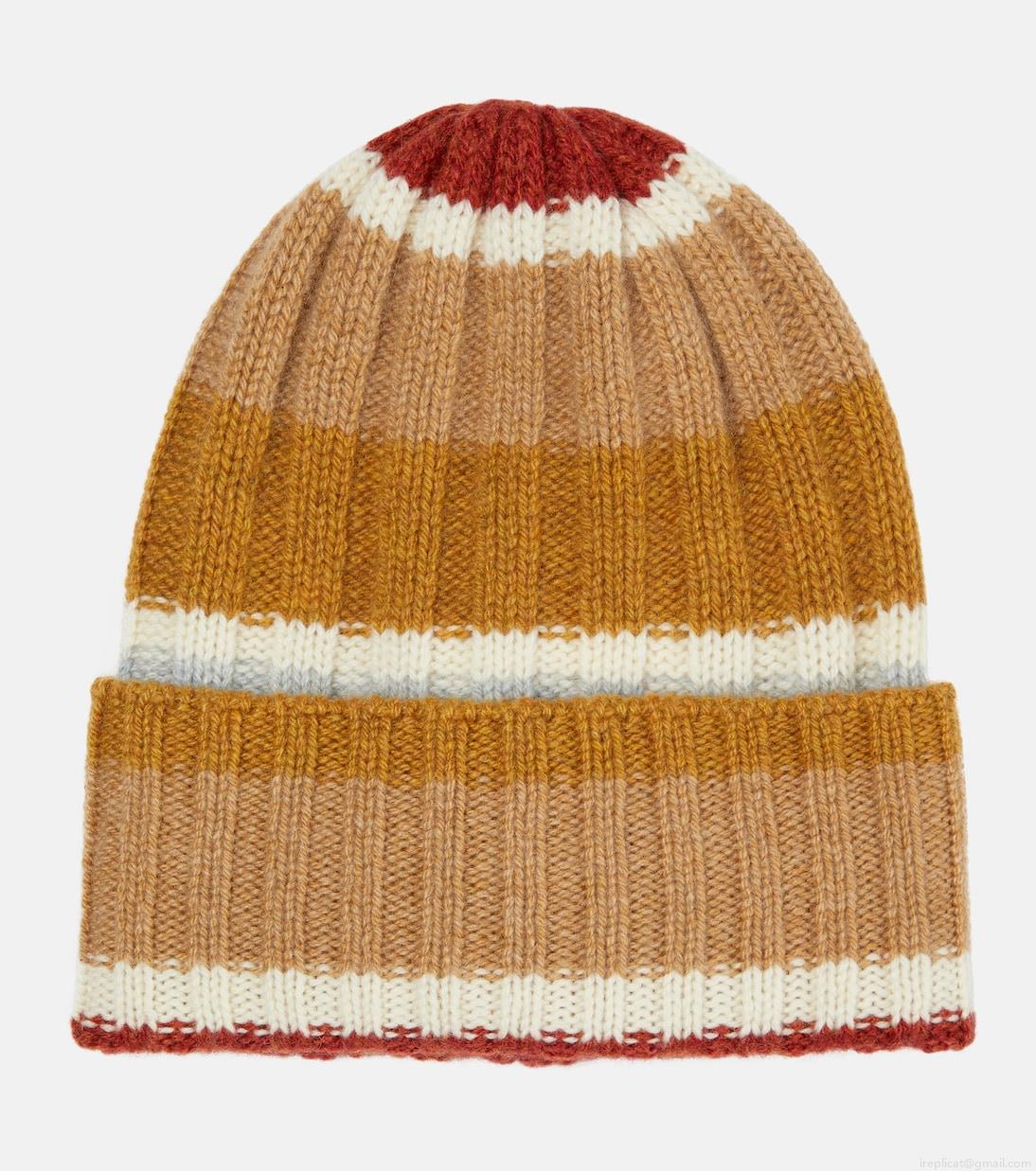 Loro PianaStriped cashmere beanie