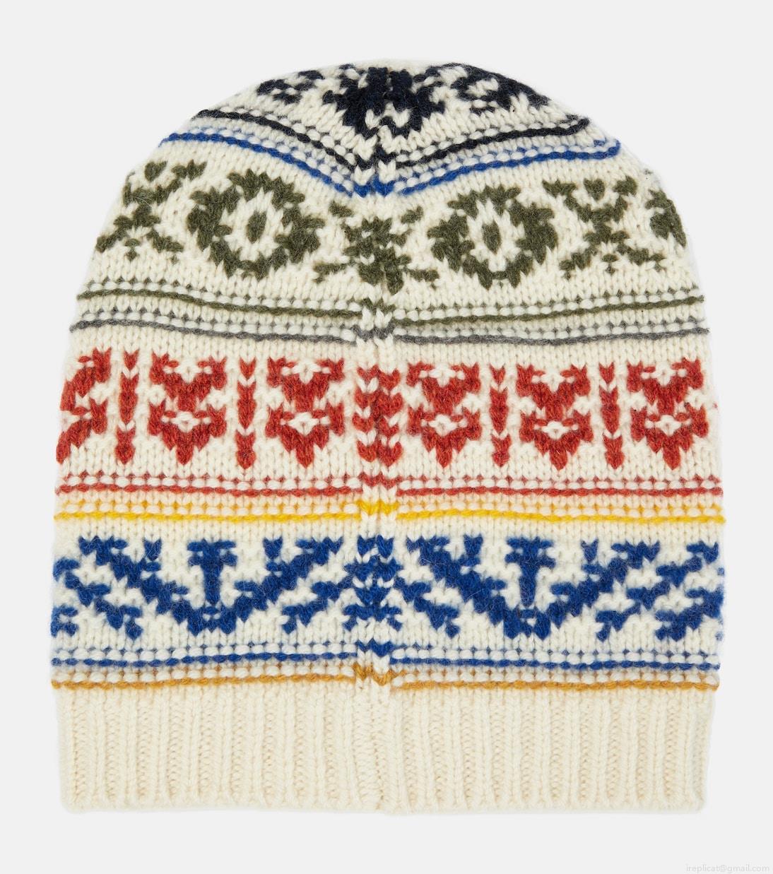 Loro PianaBernina jacquard cashmere beanie