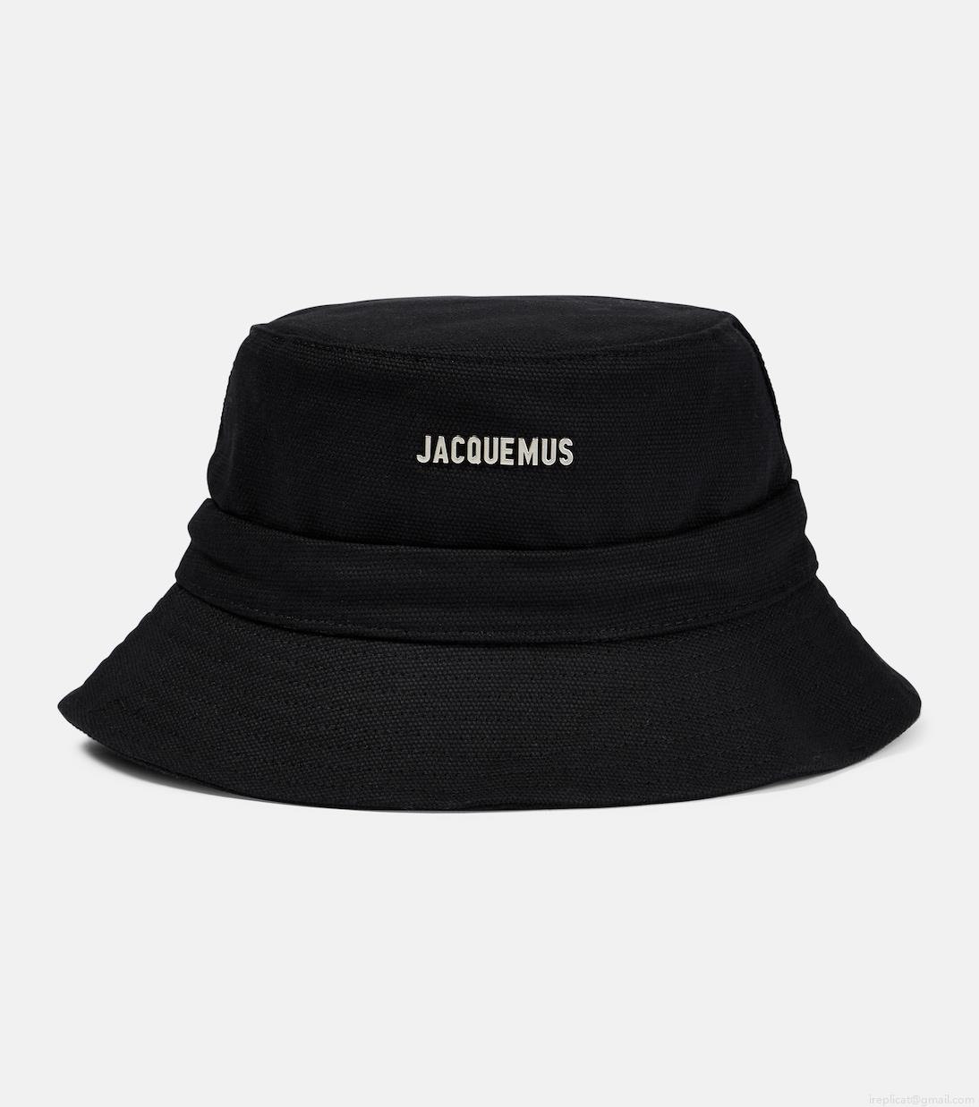 JacquemusLogo canvas bucket hat