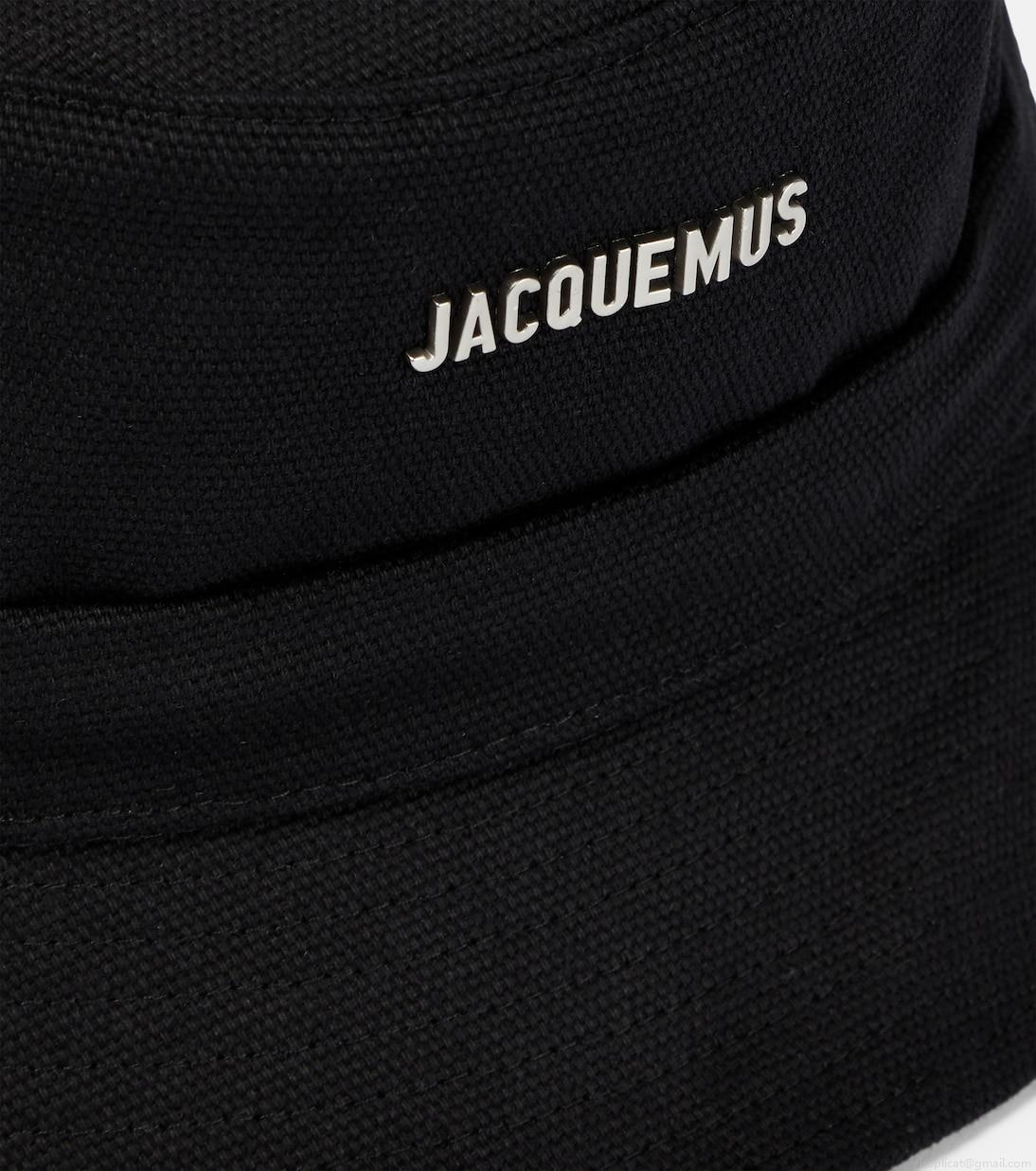 JacquemusLogo canvas bucket hat