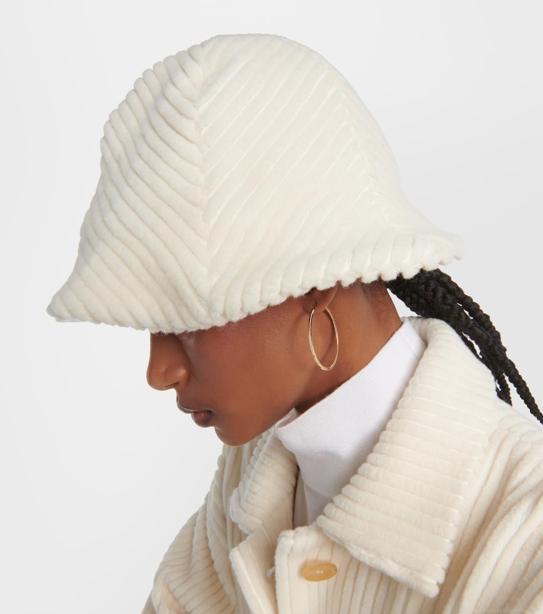 Loro PianaWool and cotton bucket hat