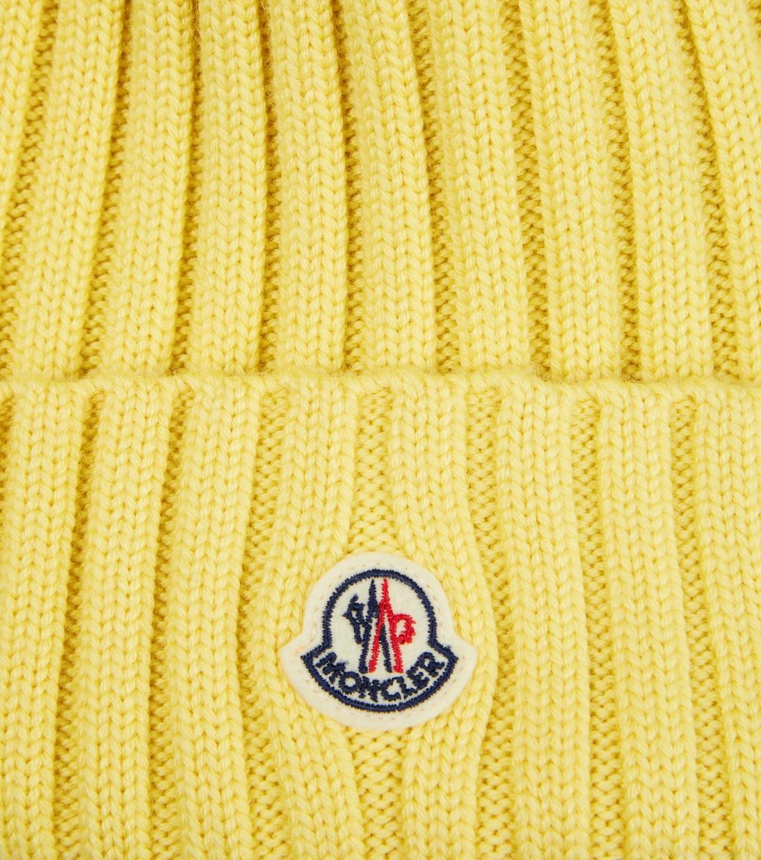 MonclerLogo virgin wool beanie