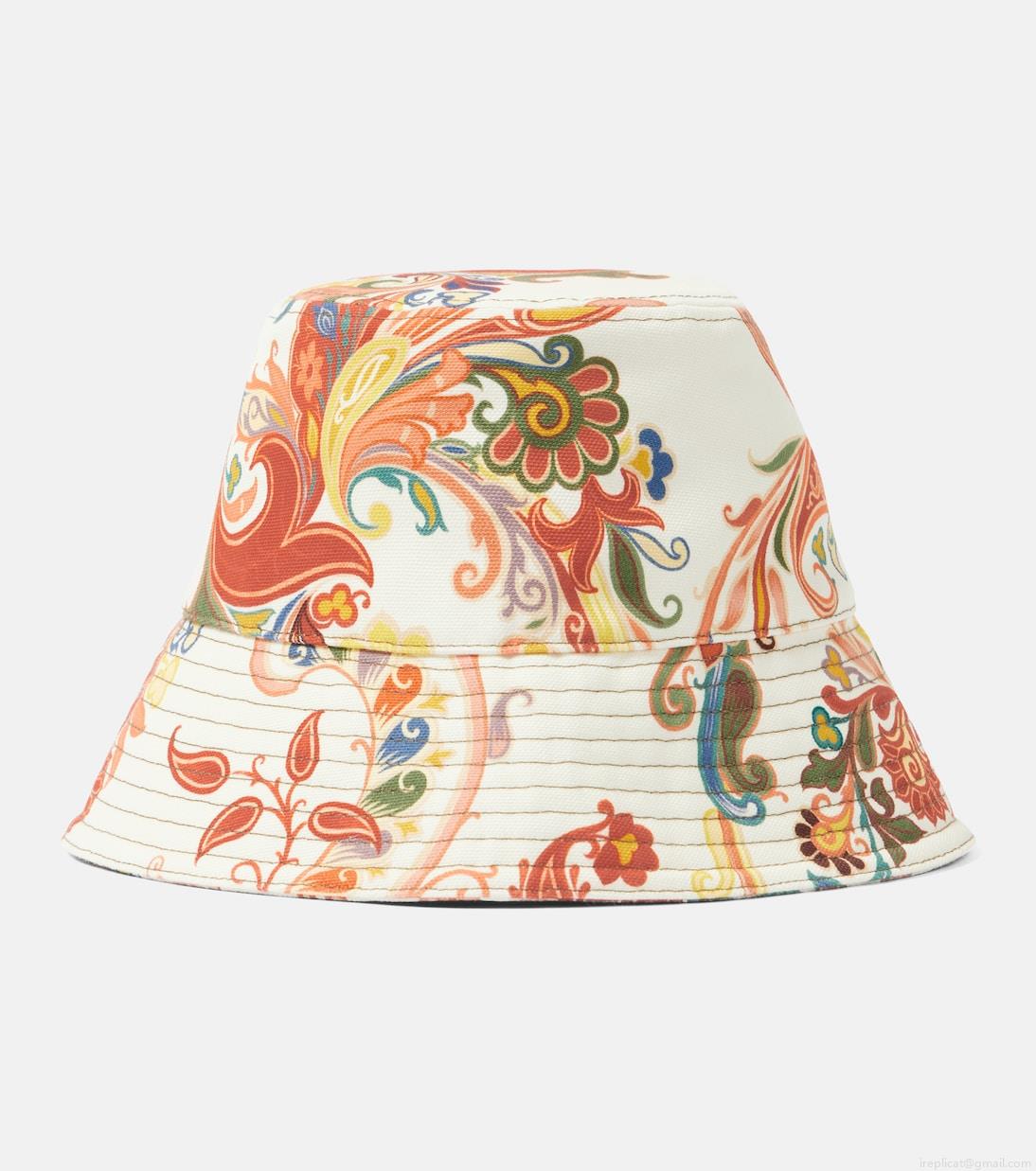 EtroPaisley cotton bucket hat