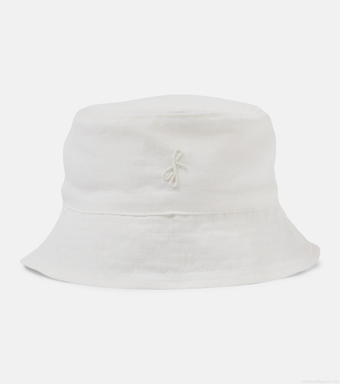 Ruslan BaginskiyMonogram linen bucket hat