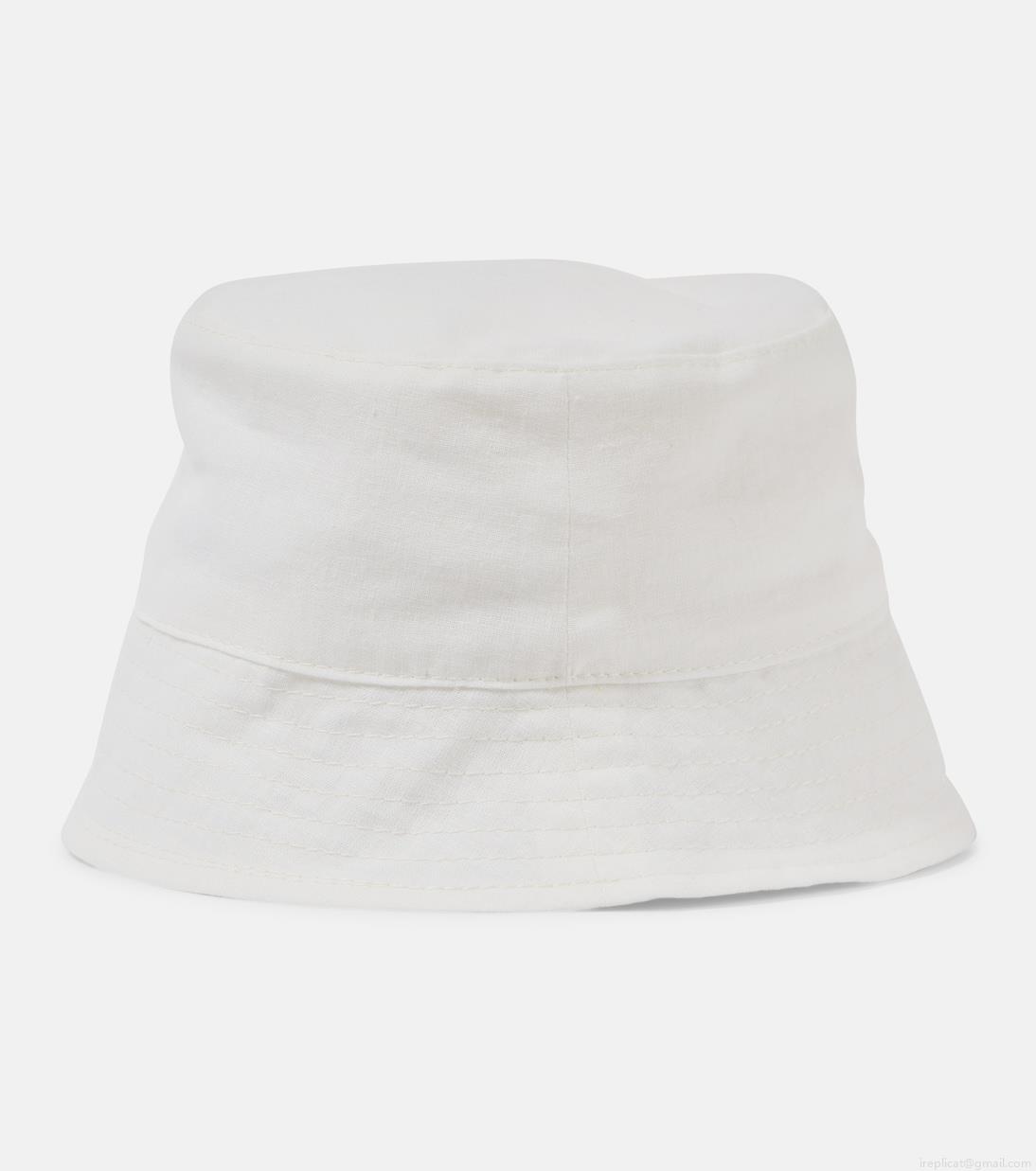 Ruslan BaginskiyMonogram linen bucket hat