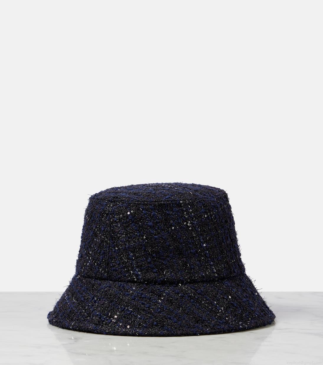 ValentinoVLogo Signature tweed bucket hat