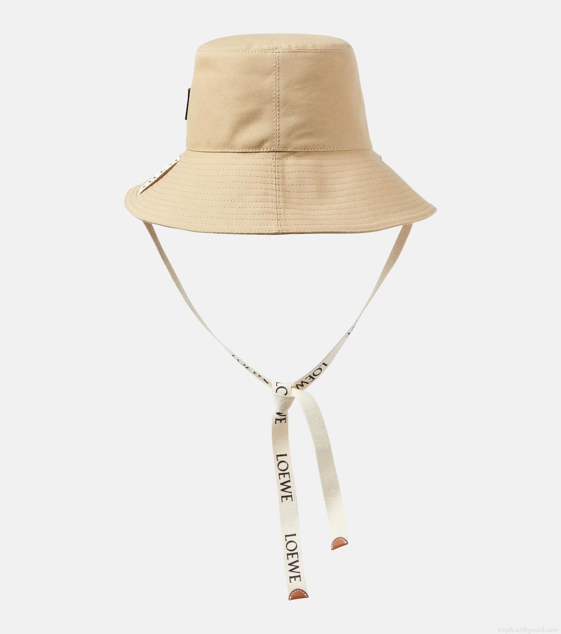 LoeweLogo canvas bucket hat