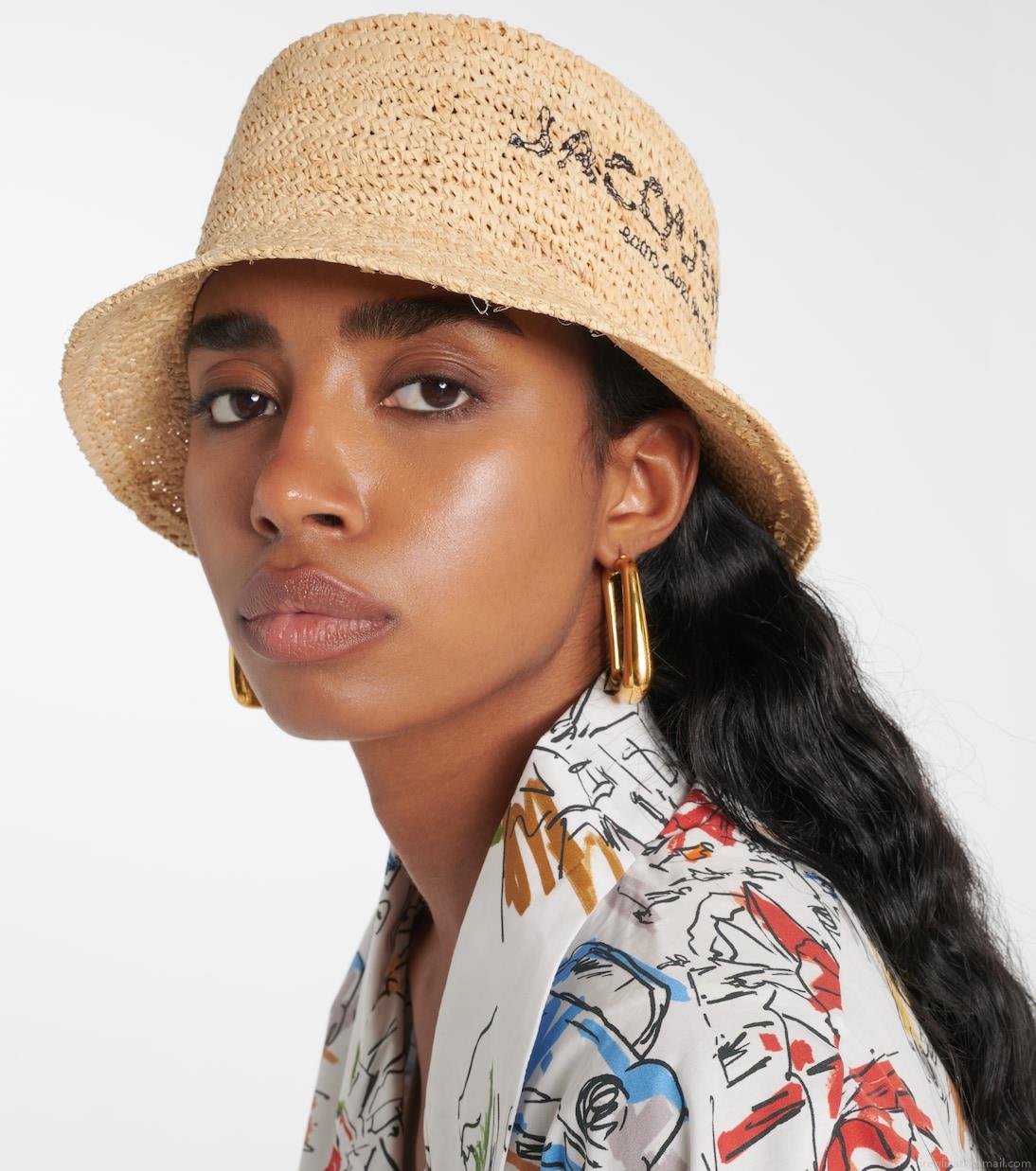 JacquemusLe Bob Pesco raffia bucket hat