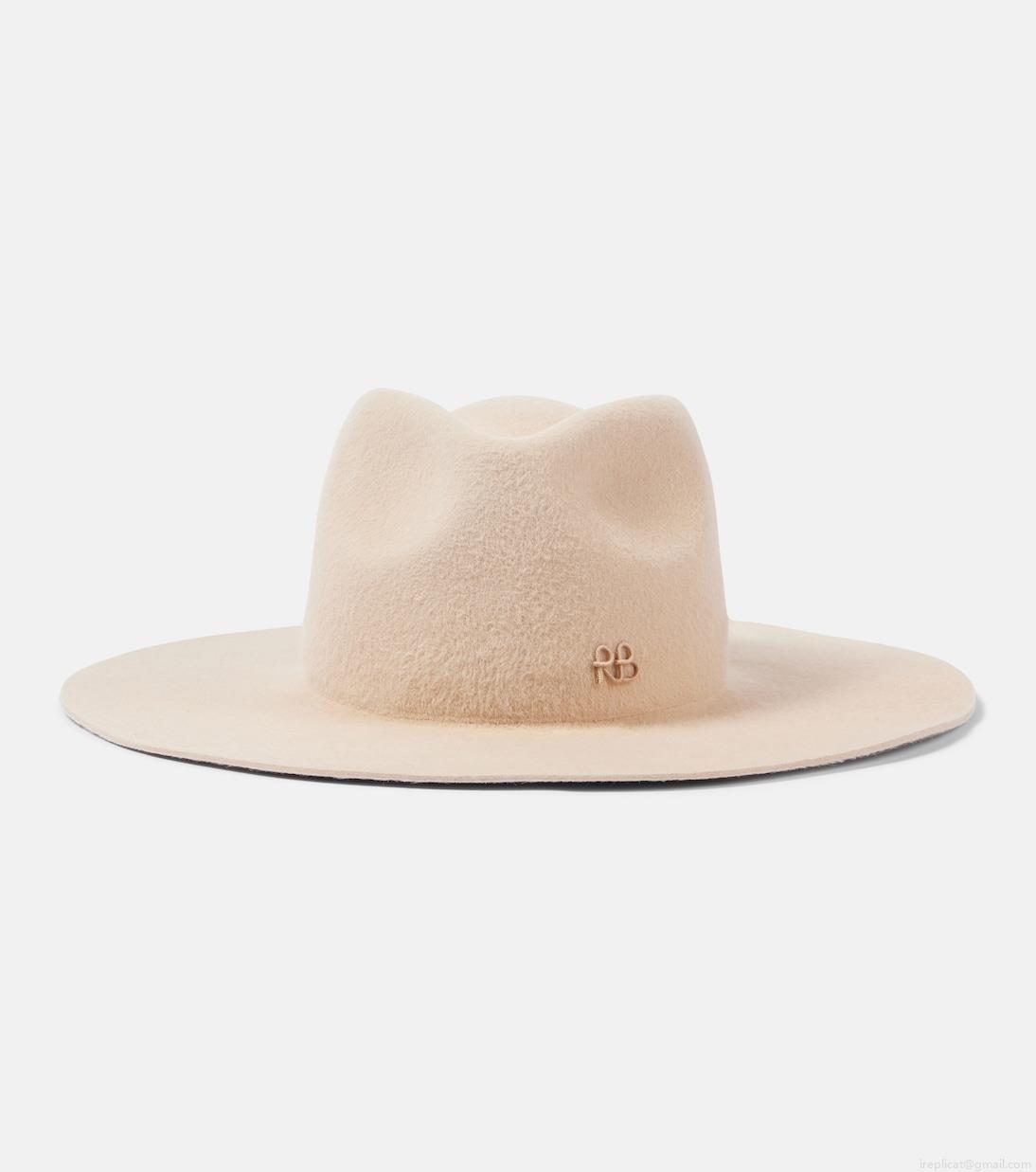 Ruslan BaginskiyEmbellished shearling fedora