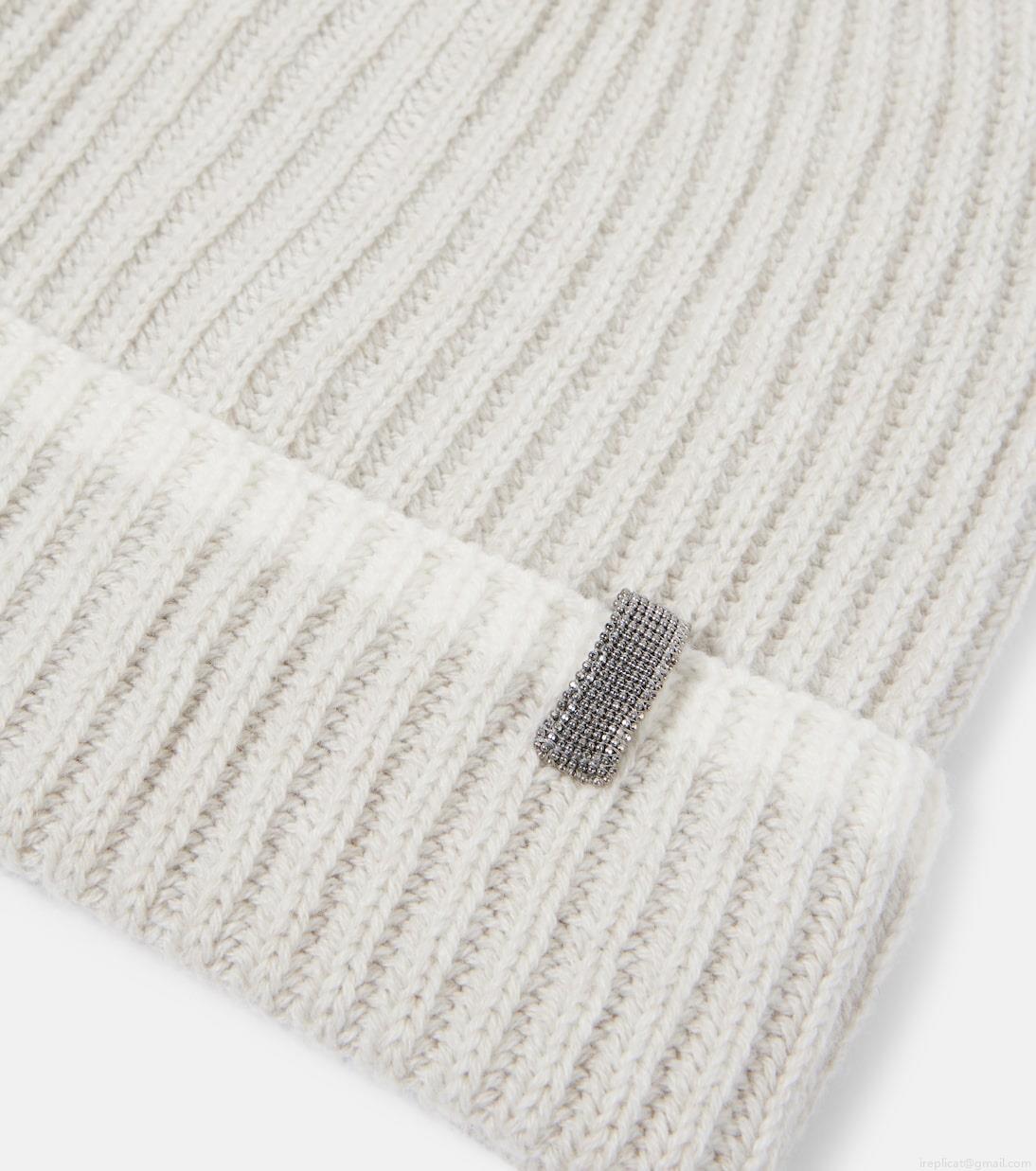 Brunello CucinelliMonili embellished cashmere beanie