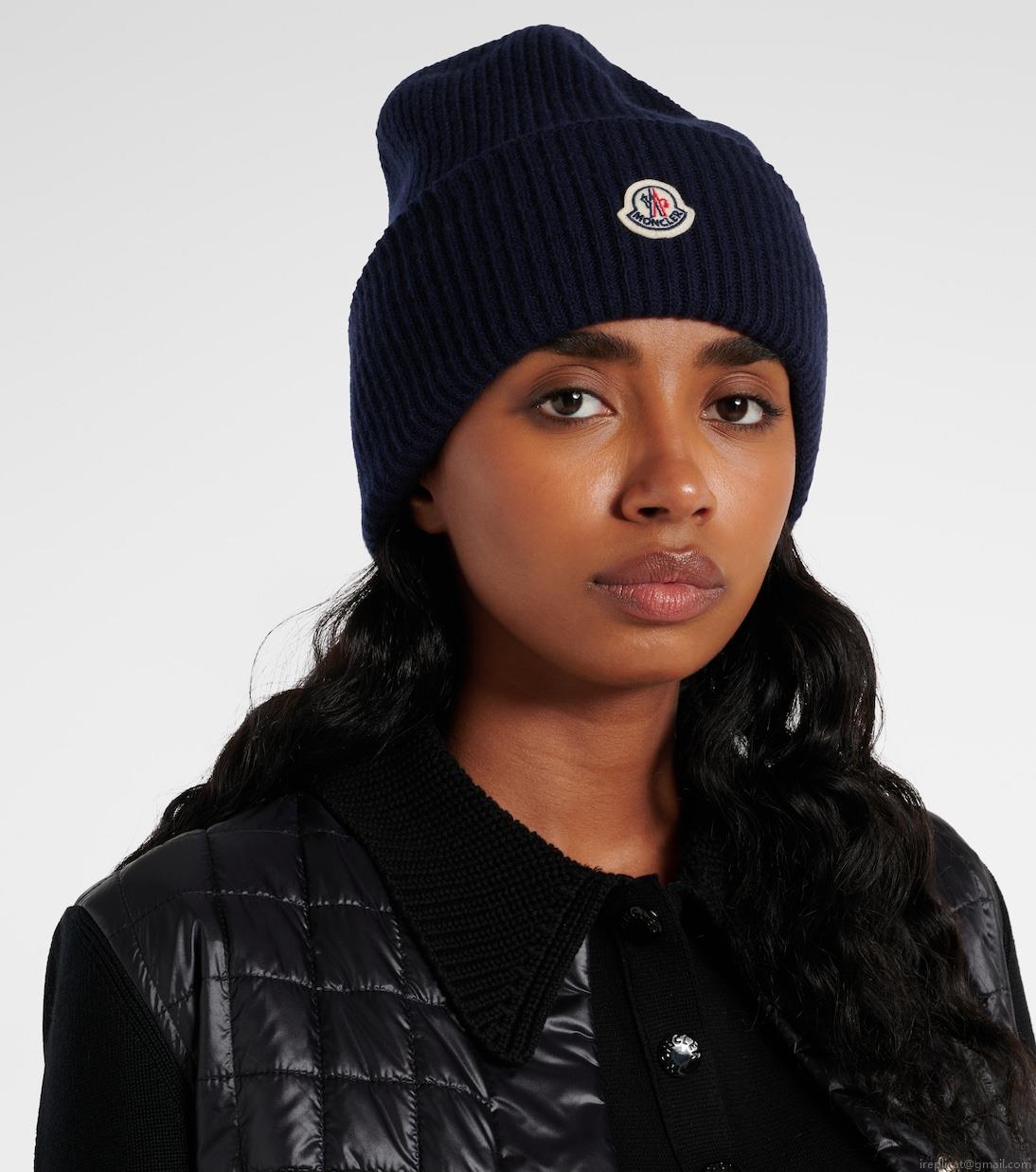 MonclerLogo wool beanie