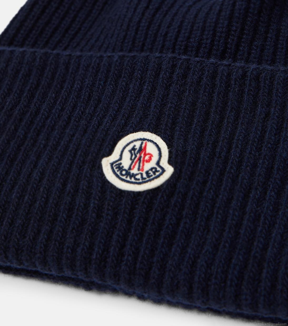 MonclerLogo wool beanie