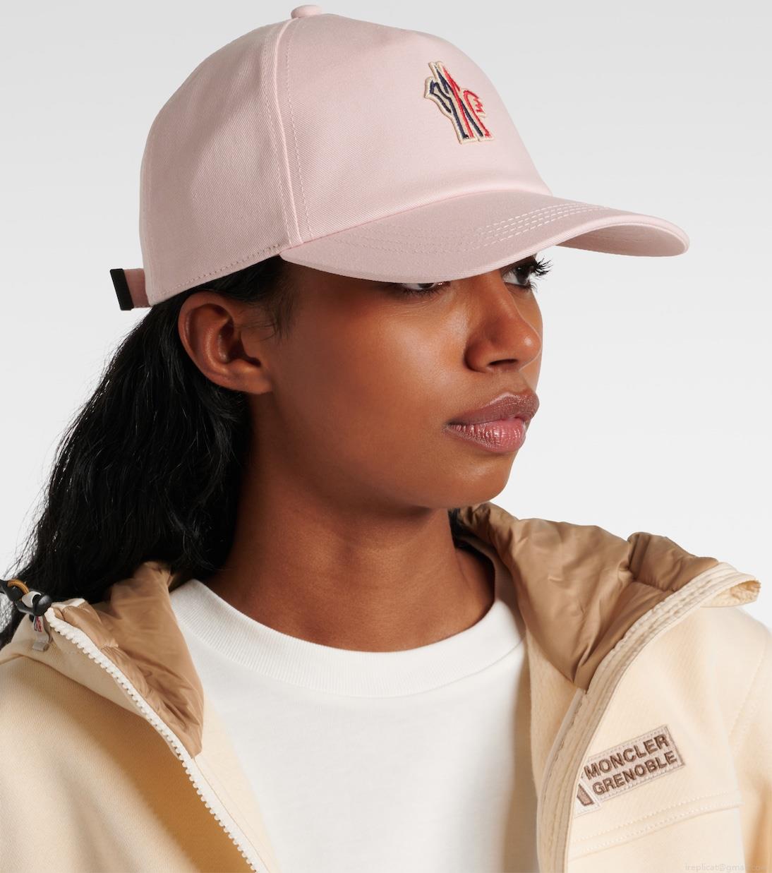 MonclerCanvas baseball cap