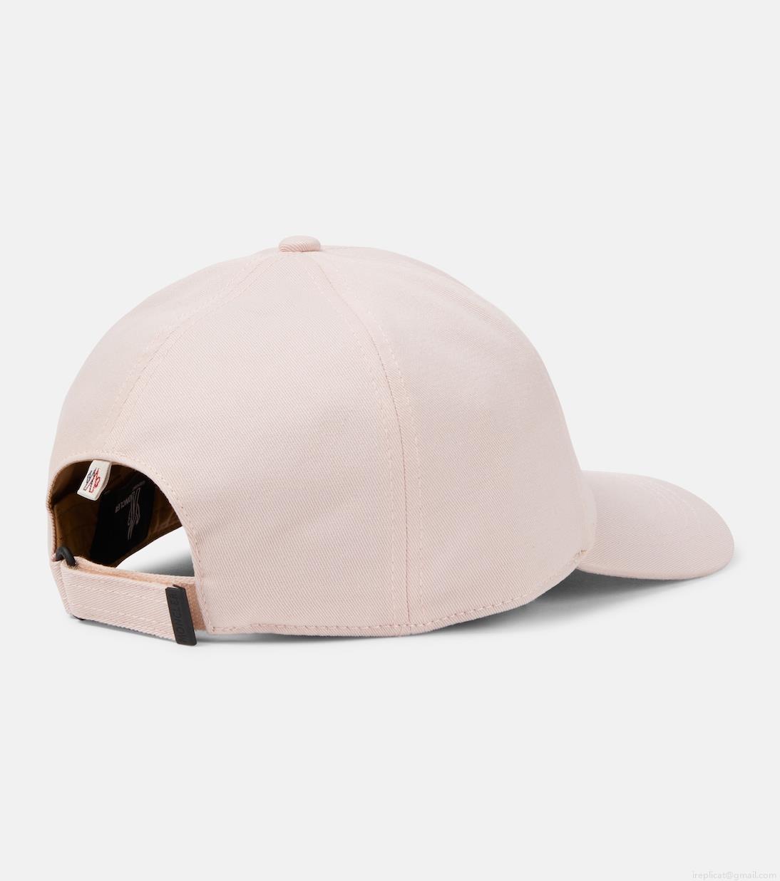 MonclerCanvas baseball cap