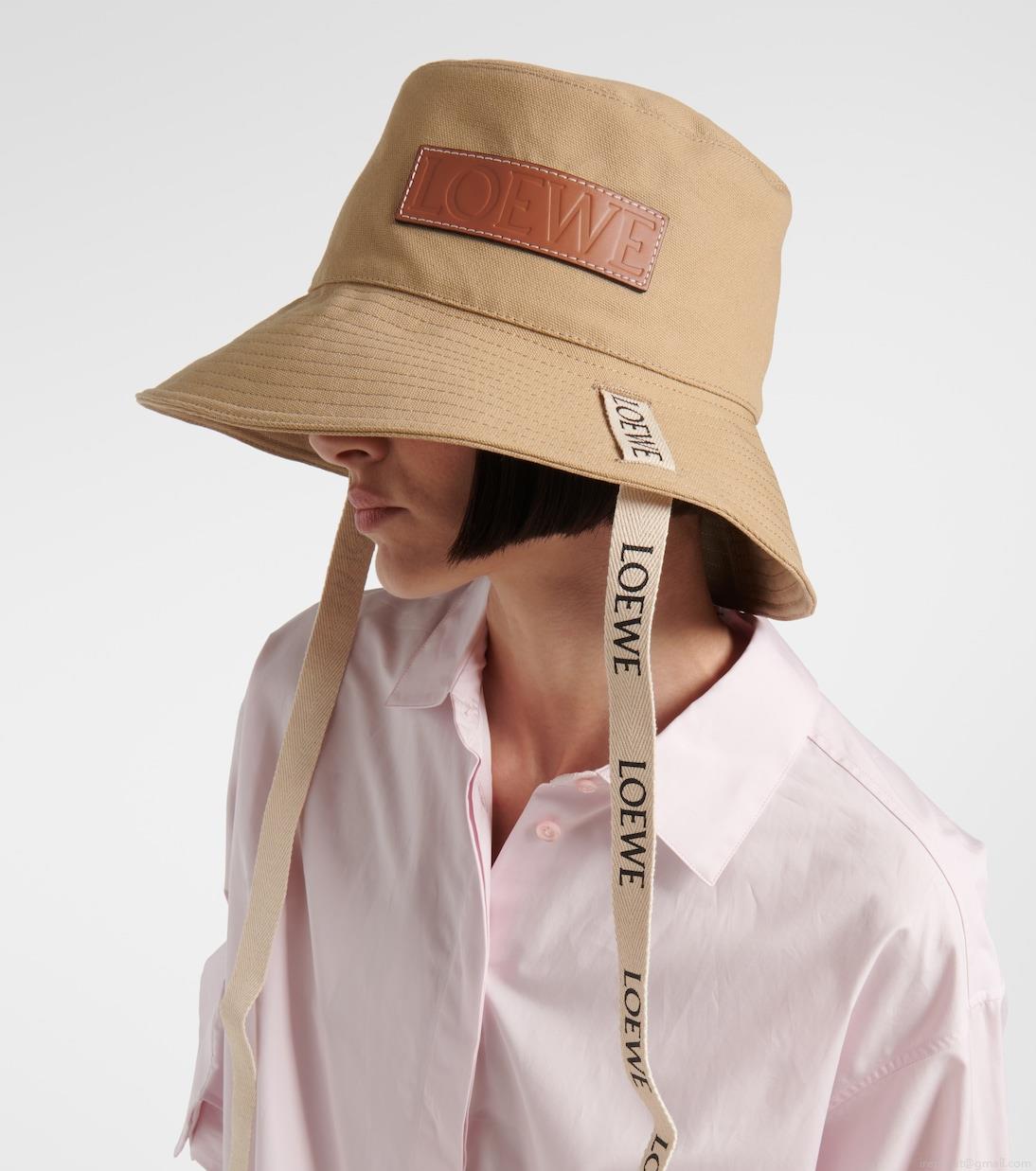 LoeweFisherman cotton canvas bucket hat