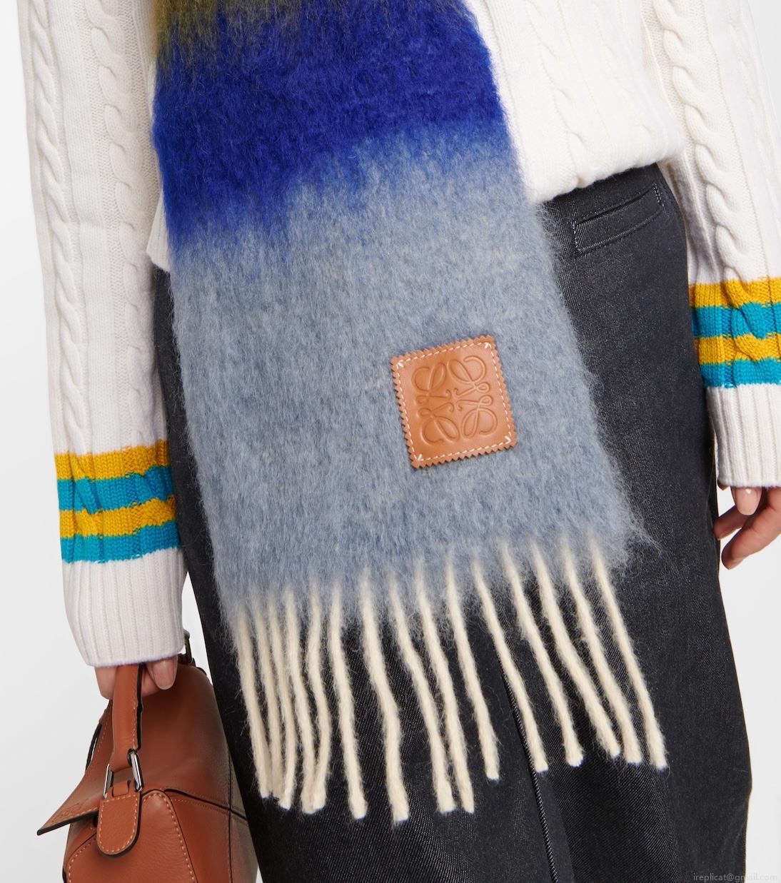 LoeweAnagram wool-blend scarf