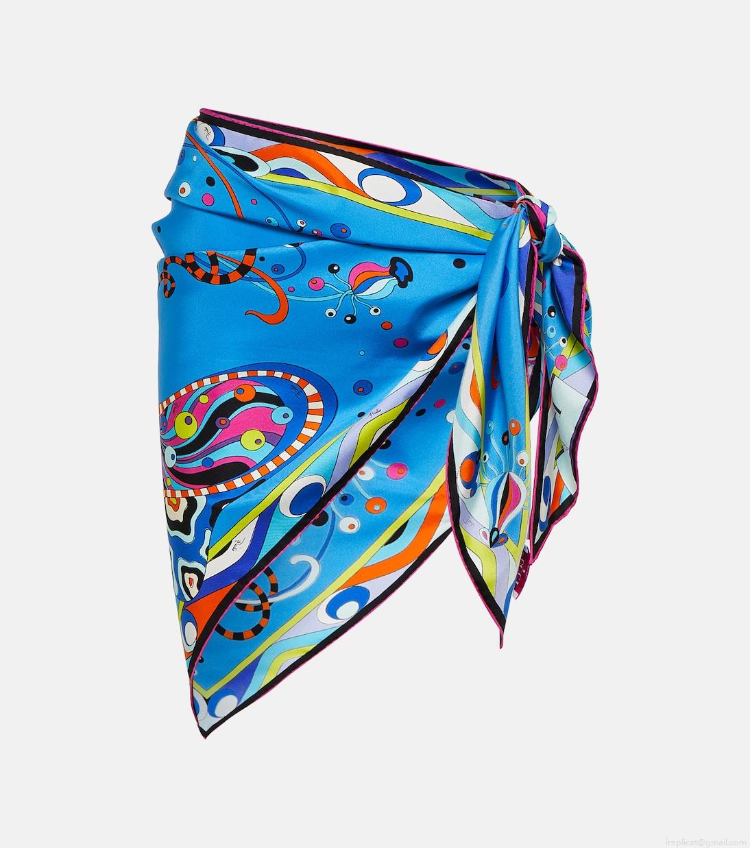 PucciFungo silk scarf