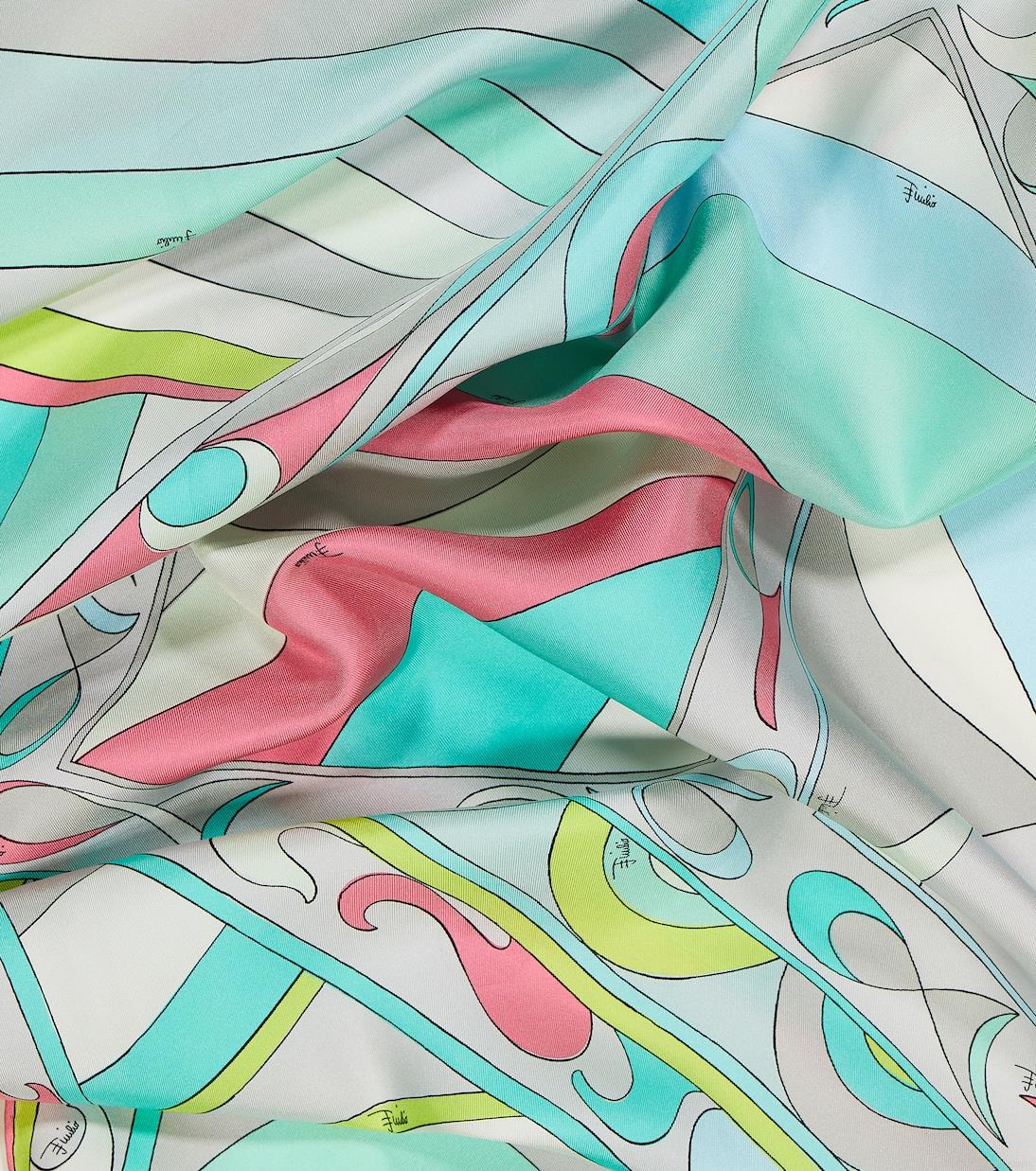 PucciIride silk twill scarf