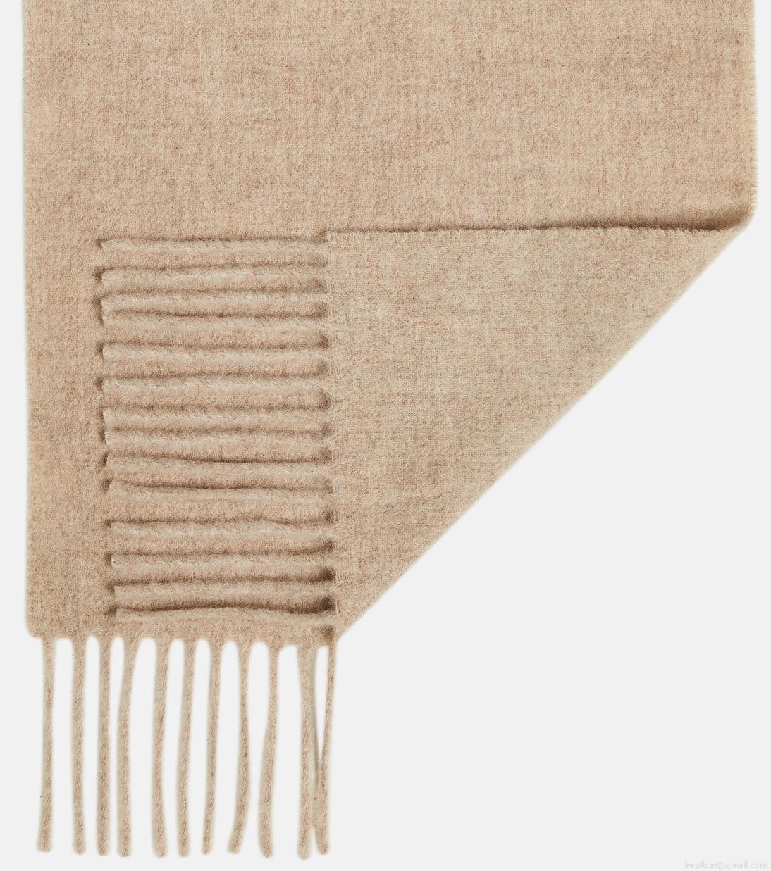 Acne StudiosCanada Skinny fringed wool scarf