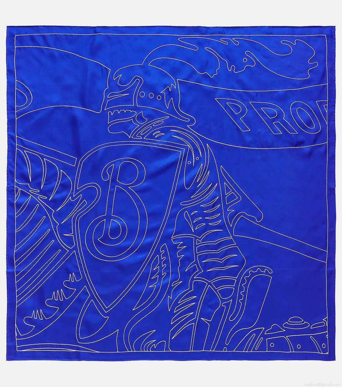 BurberryEKD silk scarf