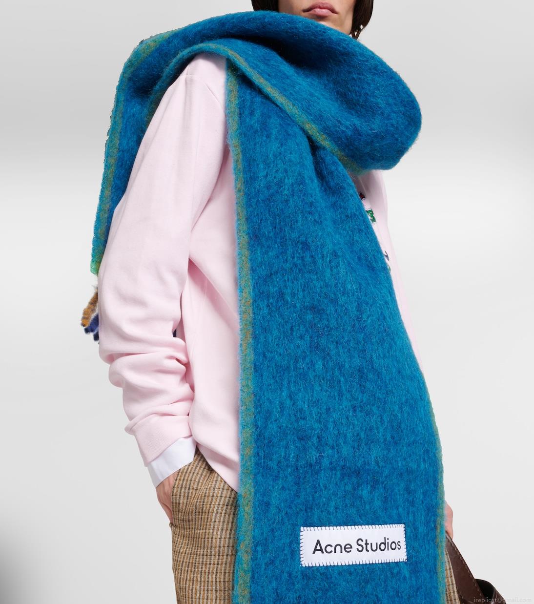 Acne StudiosFringed alpaca and wool-blend scarf