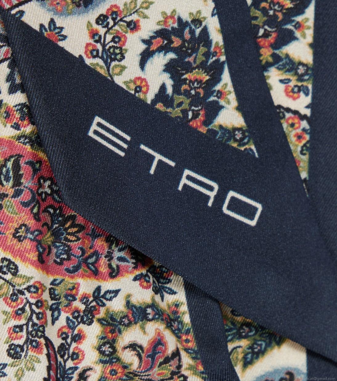 EtroPaisleyina printed silk twill scarf