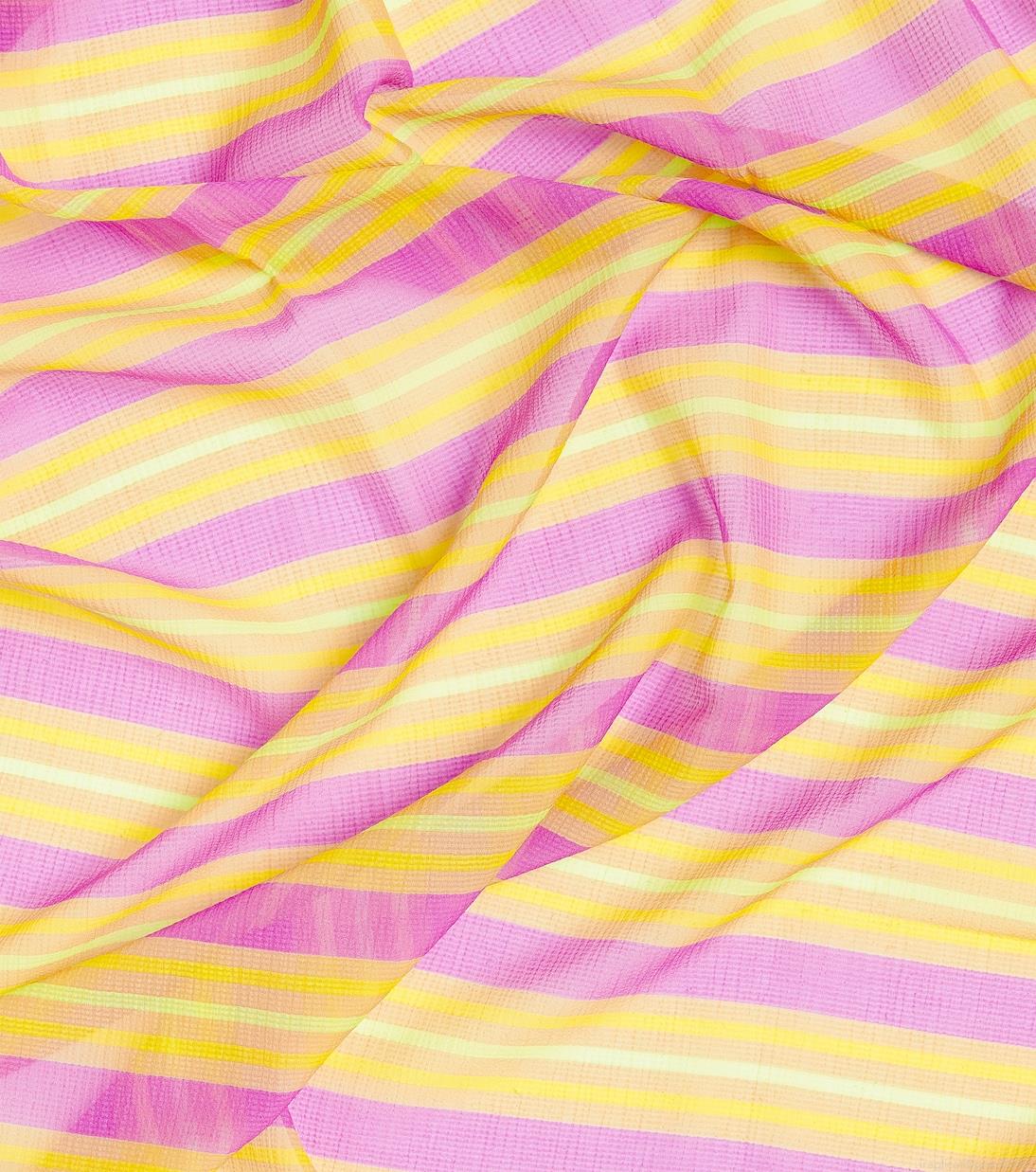 GucciStriped silk and cotton scarf