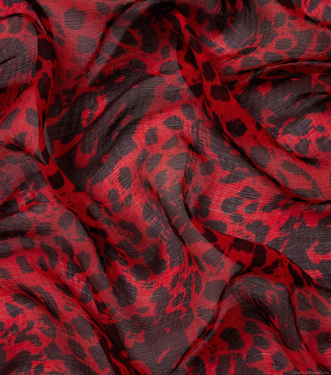 Alexander McQueenPrinted silk scarf