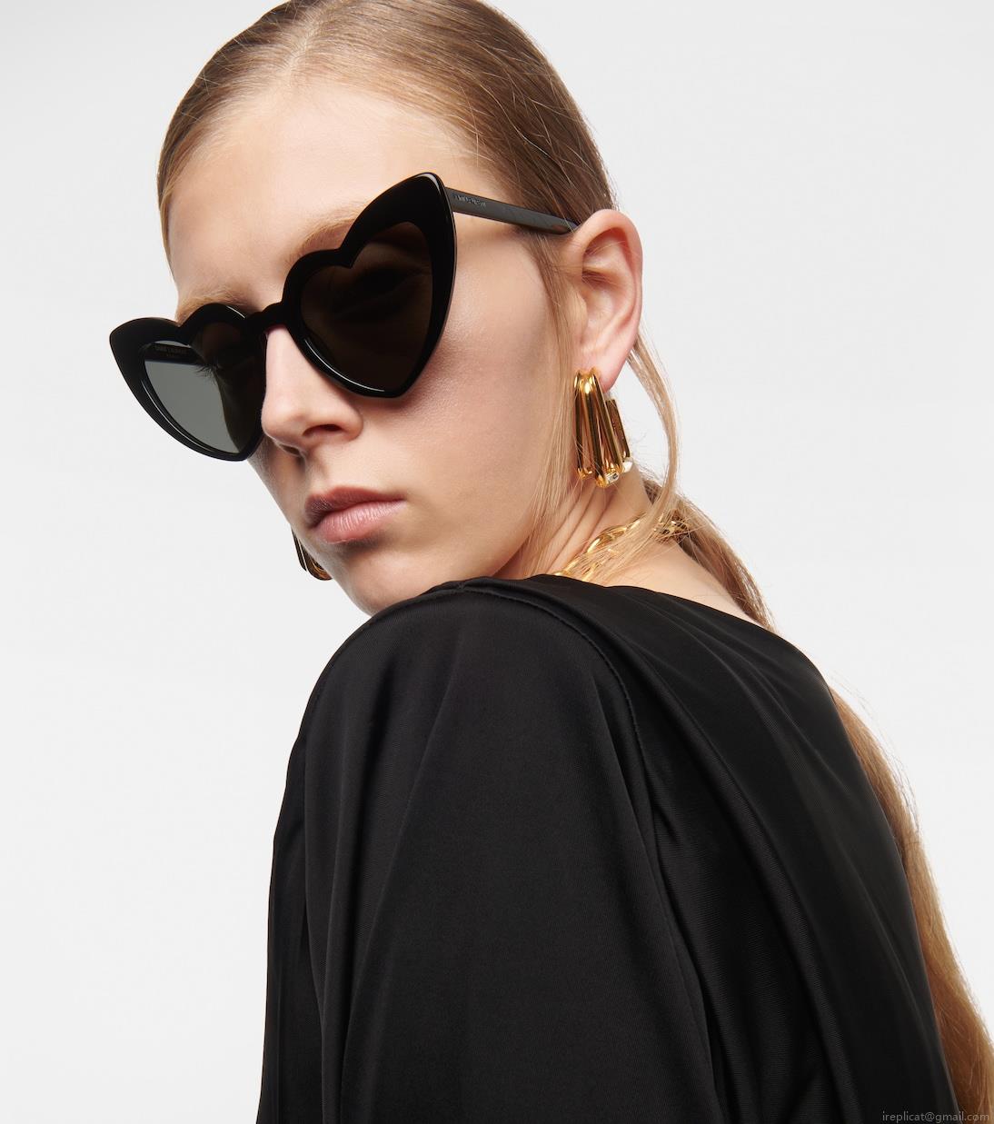 Saint LaurentSL 181 Loulou heart-shaped sunglasses