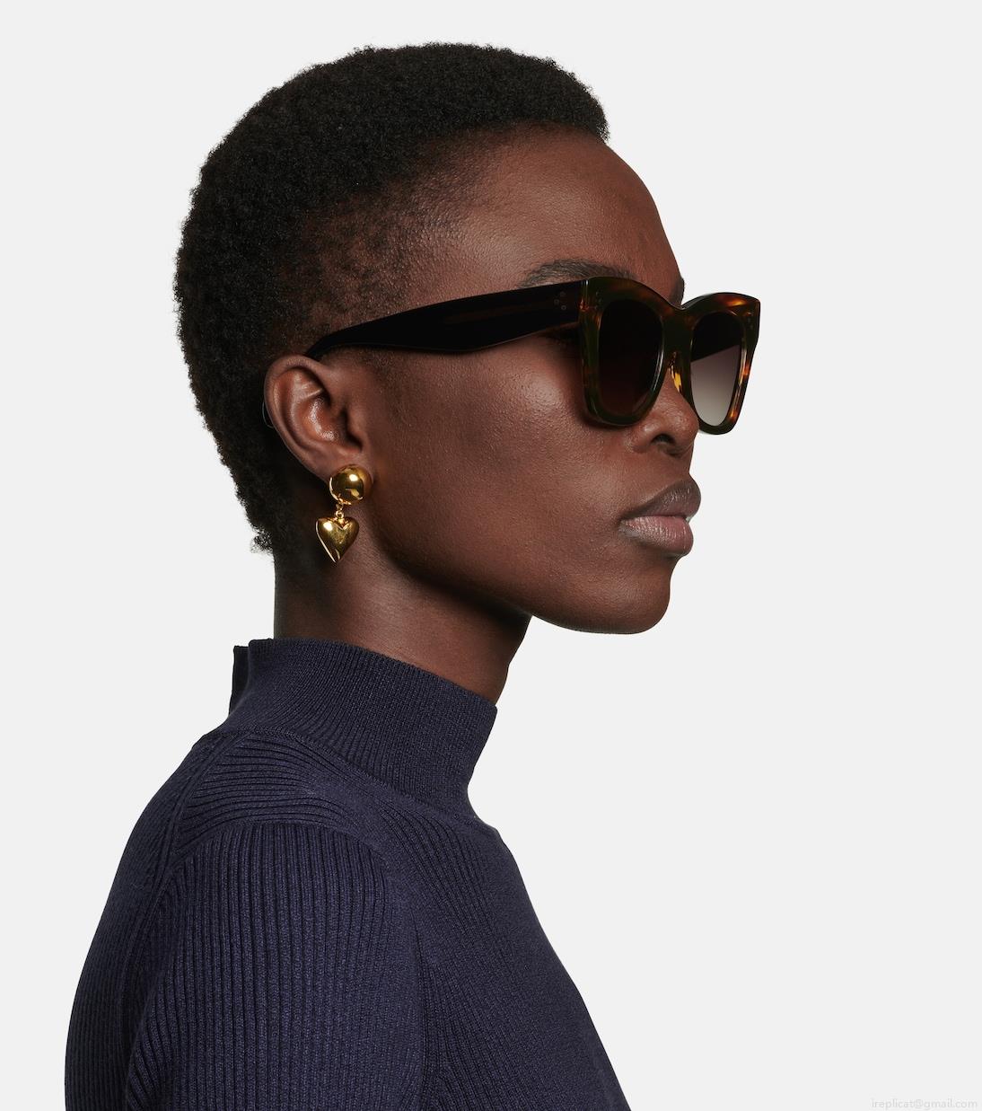 Celine EyewearCat-eye acetate sunglasses