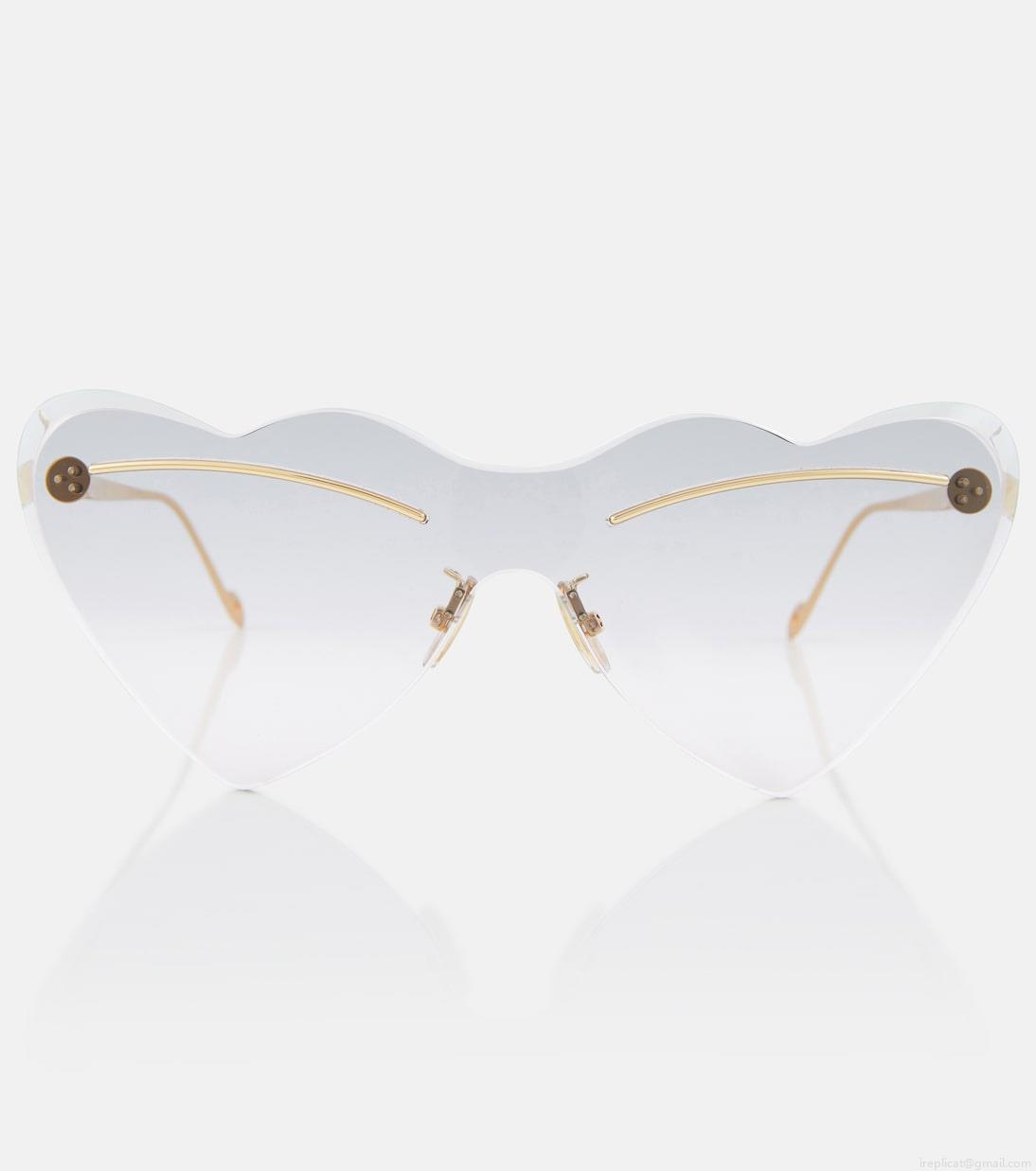 LoewePaula\'s Ibiza heart-shaped sunglasses