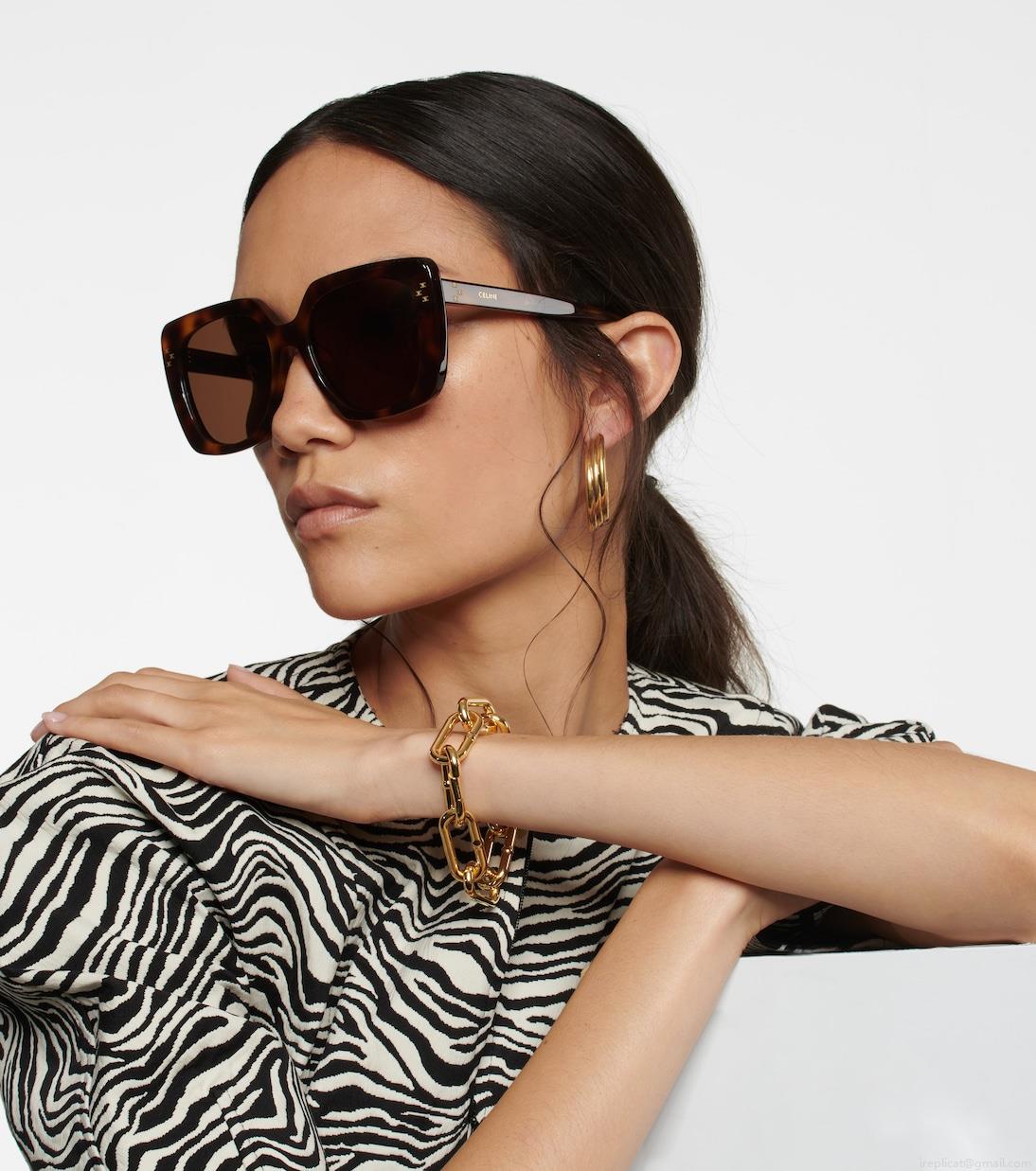 Celine EyewearOversized square sunglasses