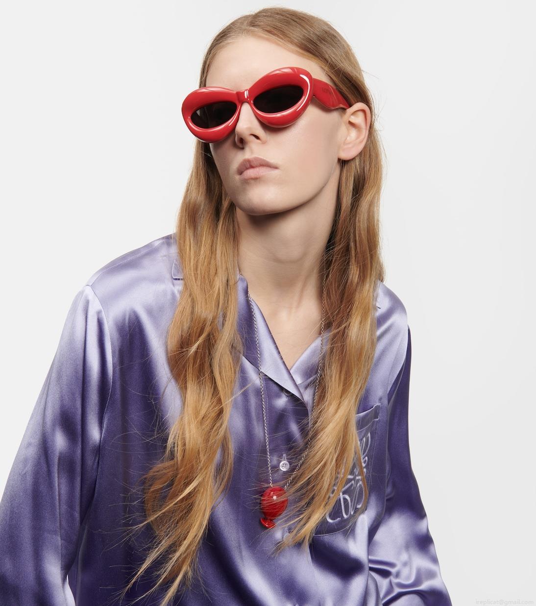 LoeweInflated cat-eye sunglasses