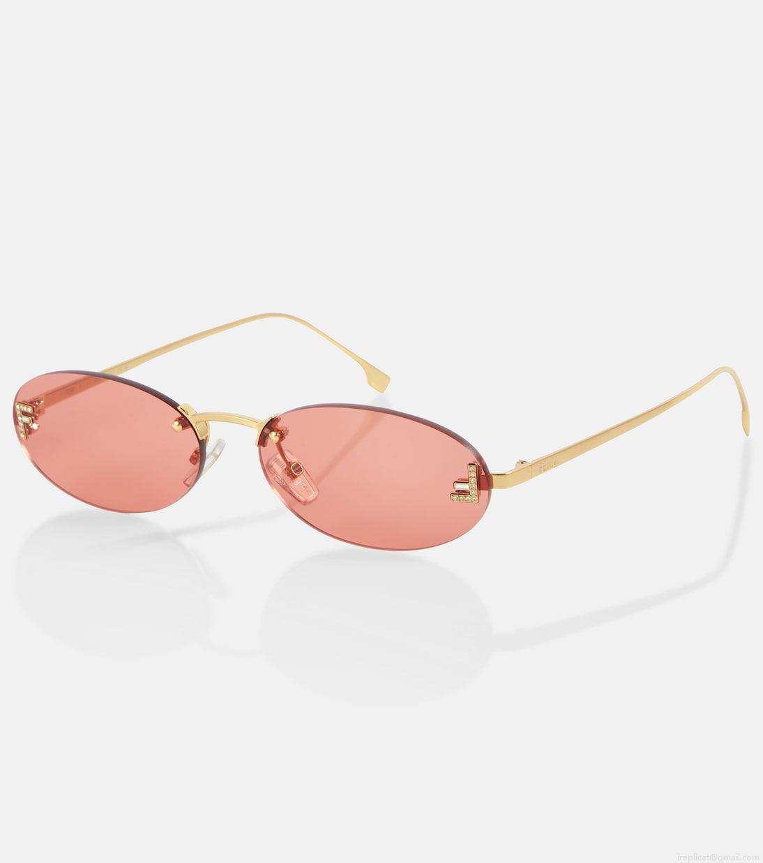 FendiFendi First oval sunglasses