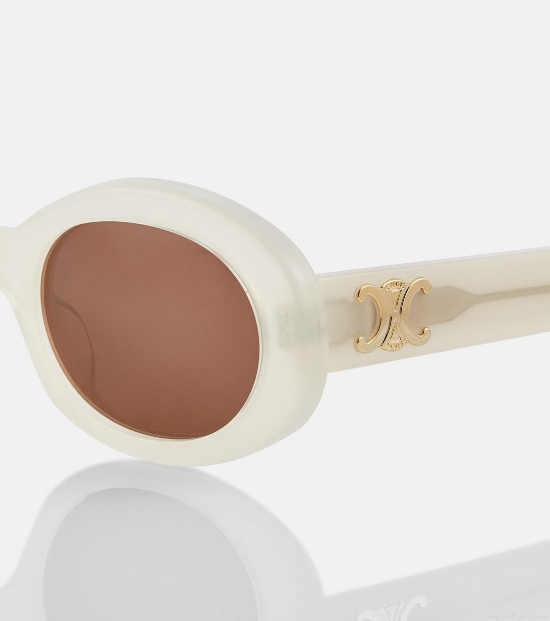 Celine EyewearTriomphe 01 oval sunglasses